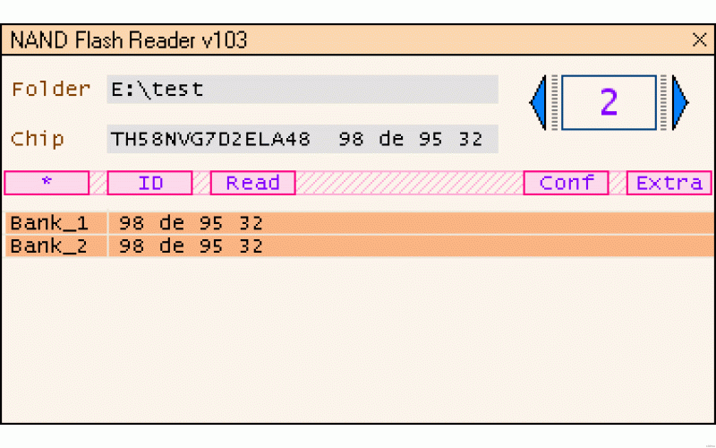 Flash Extractor芯片的讀取教程